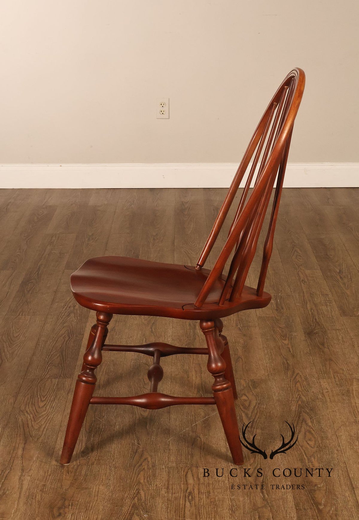 Knob Creek Set Of Three Windsor Fan Back Dining Chairs