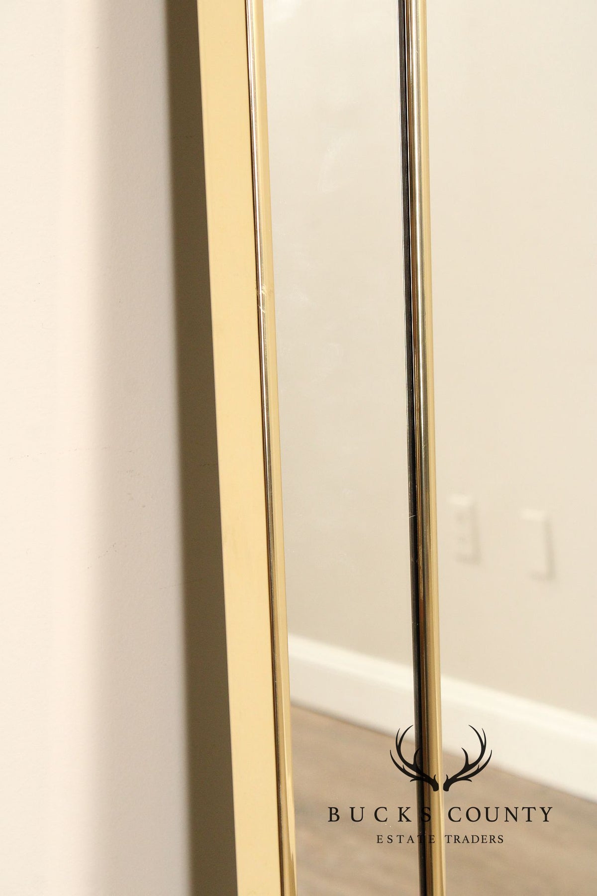 Hollywood Regency Two-Panel Mirrored Room Screen