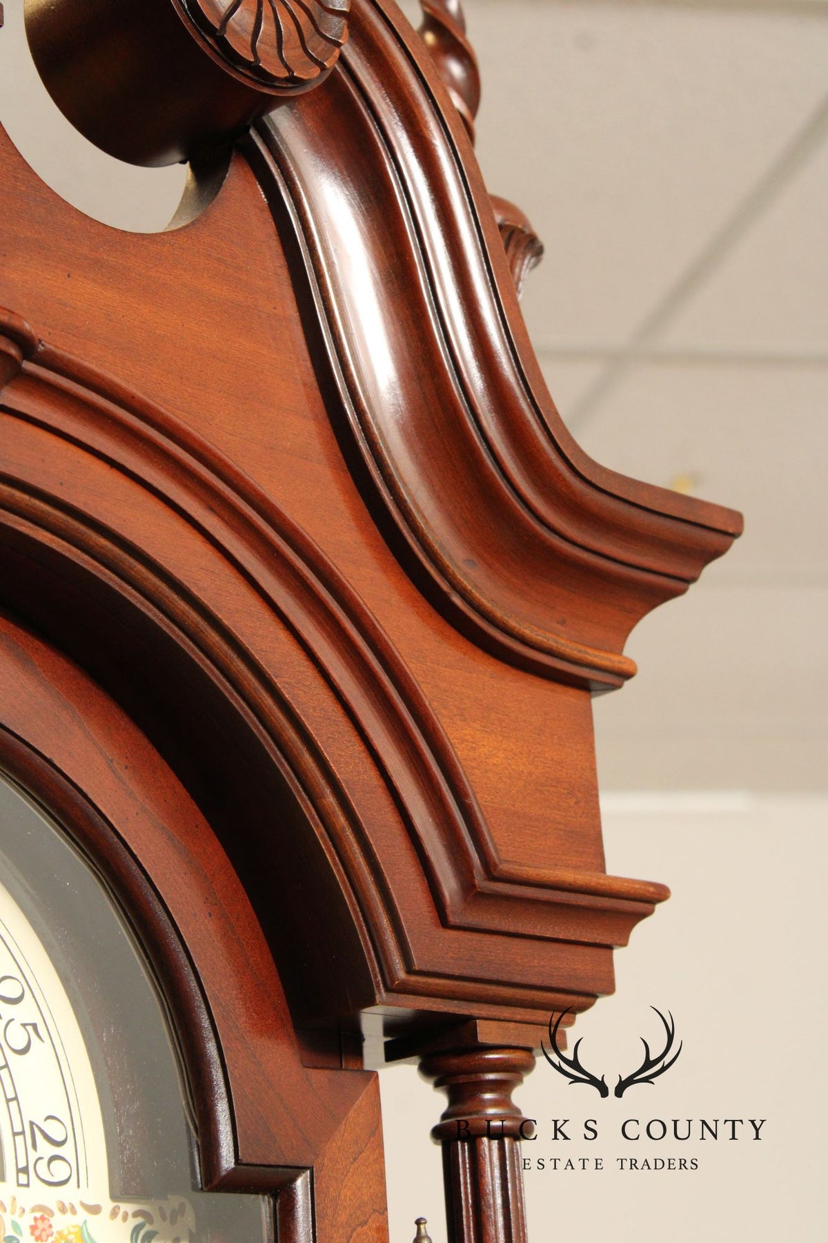 Sligh John Goddard Cherry Newport Grandfather Clock