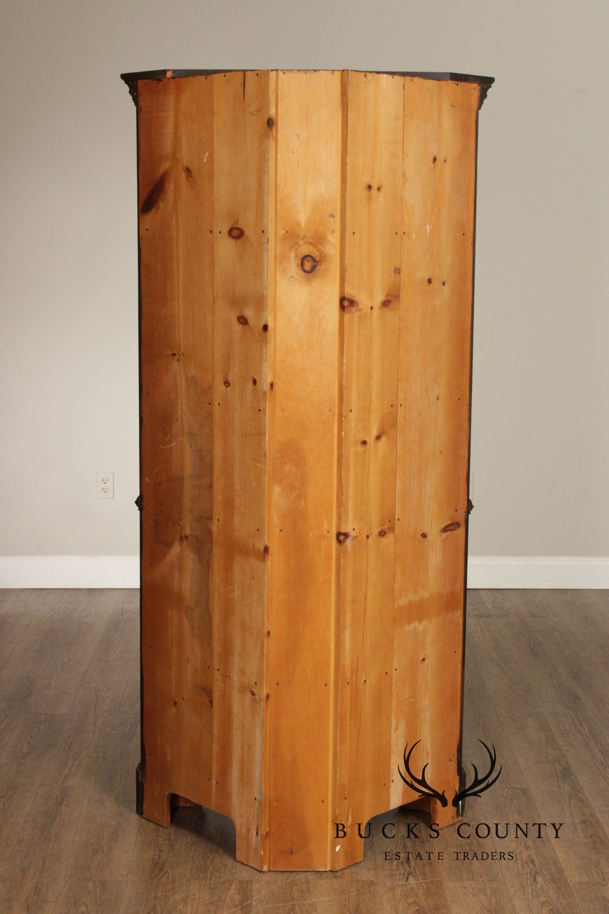Custom Crafted Solid Pine Farmhouse Corner Cabinet