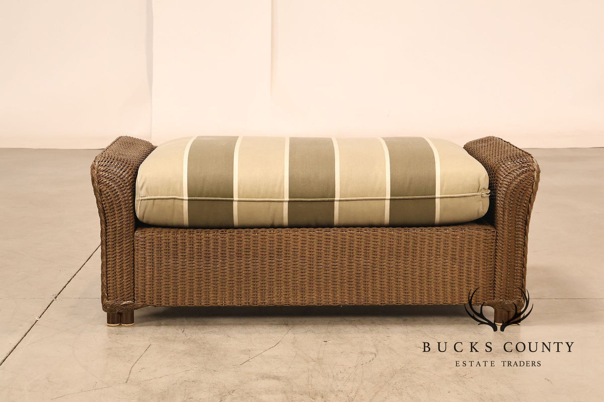Lloyd Flanders 'Reflections' Outdoor Wicker Ottoman