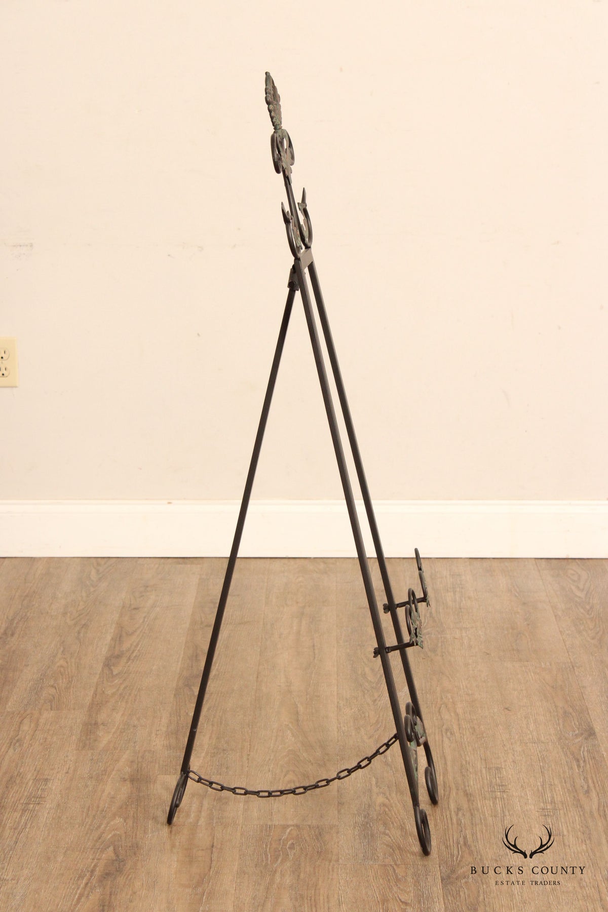 Art Nouveau Style Metal Easel