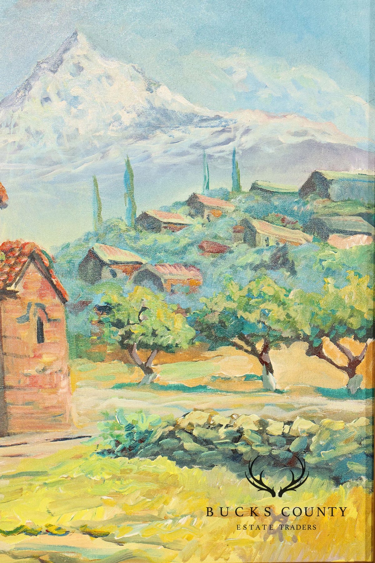 Suren Nersisyan Landscape Painting, 'Karmravor'