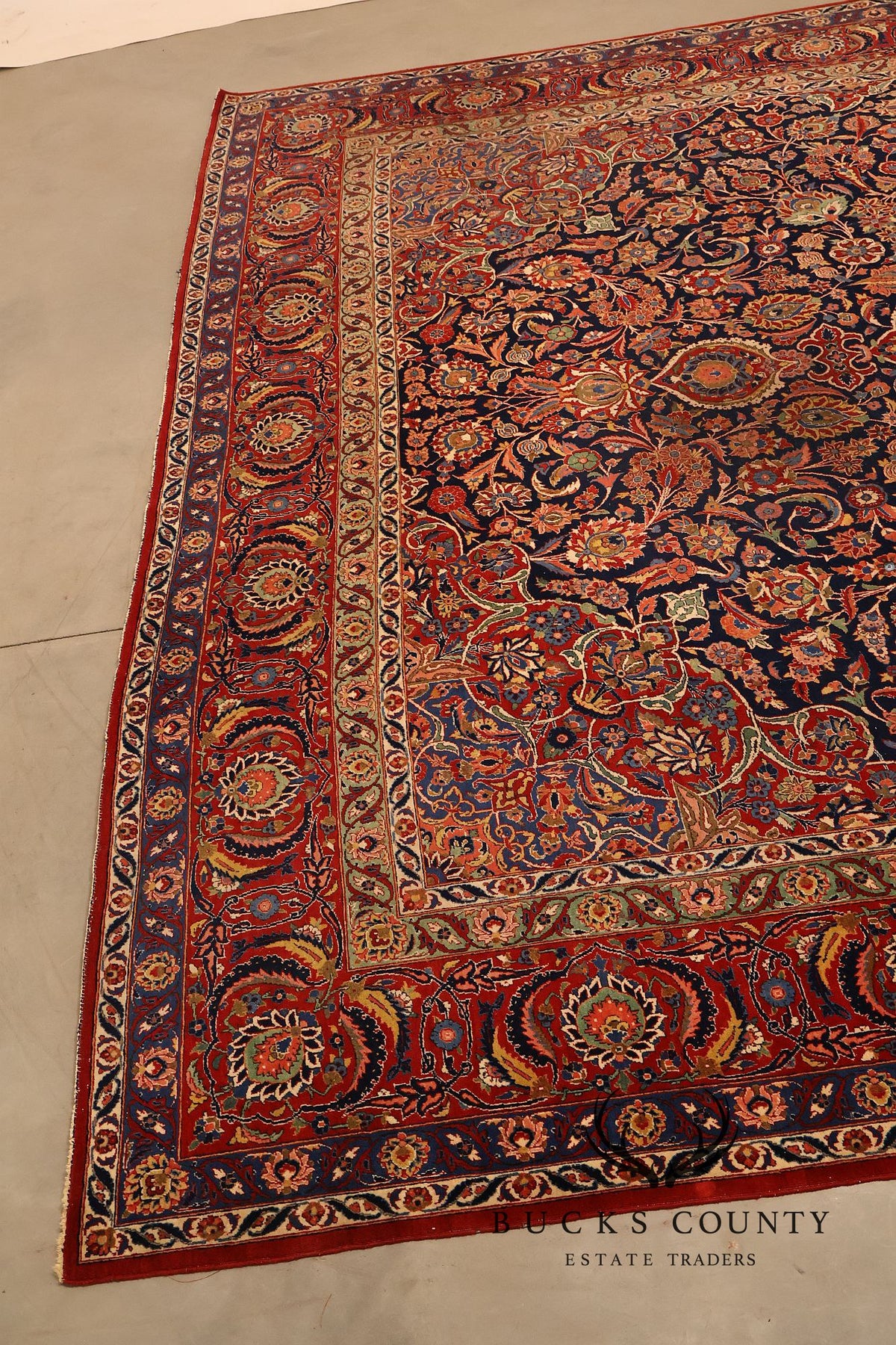 Large Hand Tied Traditional Persian Style Area Rug