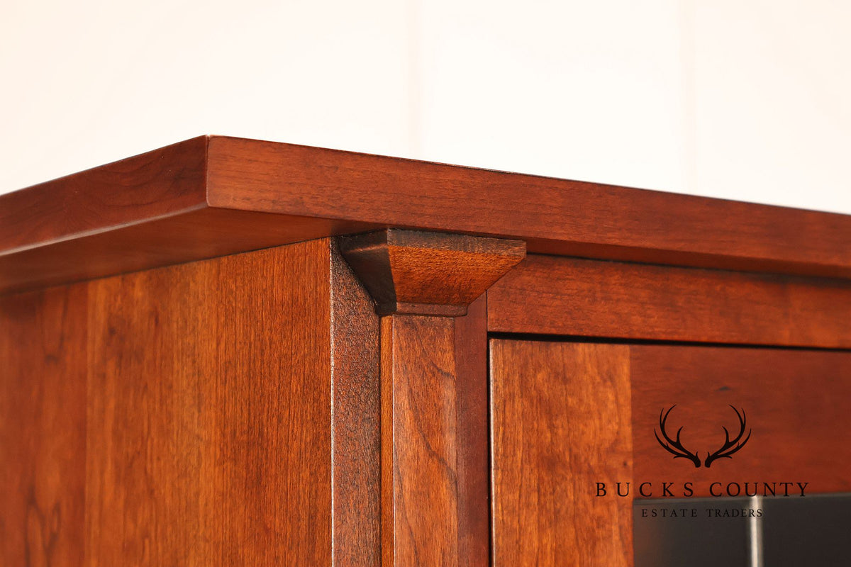 Stickley Mission Collection Harvey Ellis Cherry Bookcase