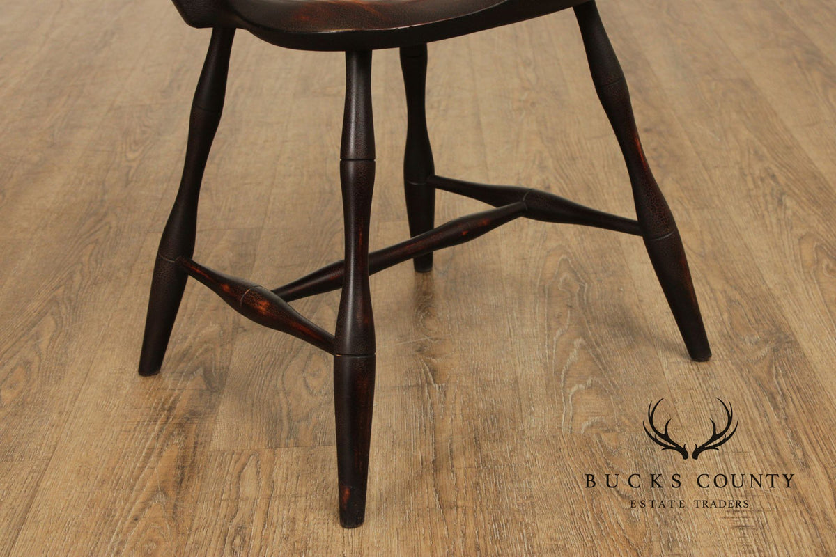 D.R. Dimes Distress Painted Windsor Side Chair