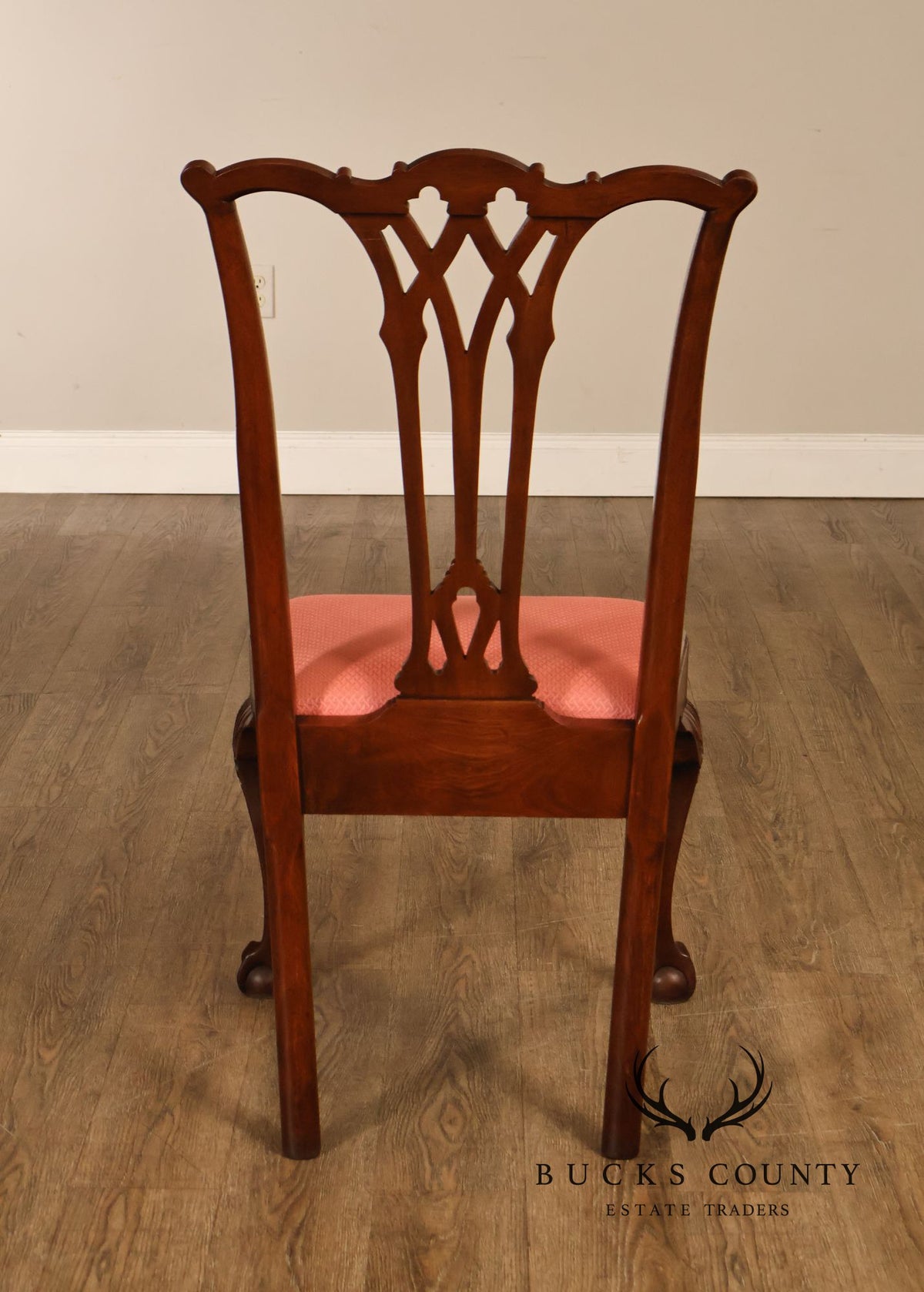 Chippendale Style Set of Eight Mahogany Dining Chairs