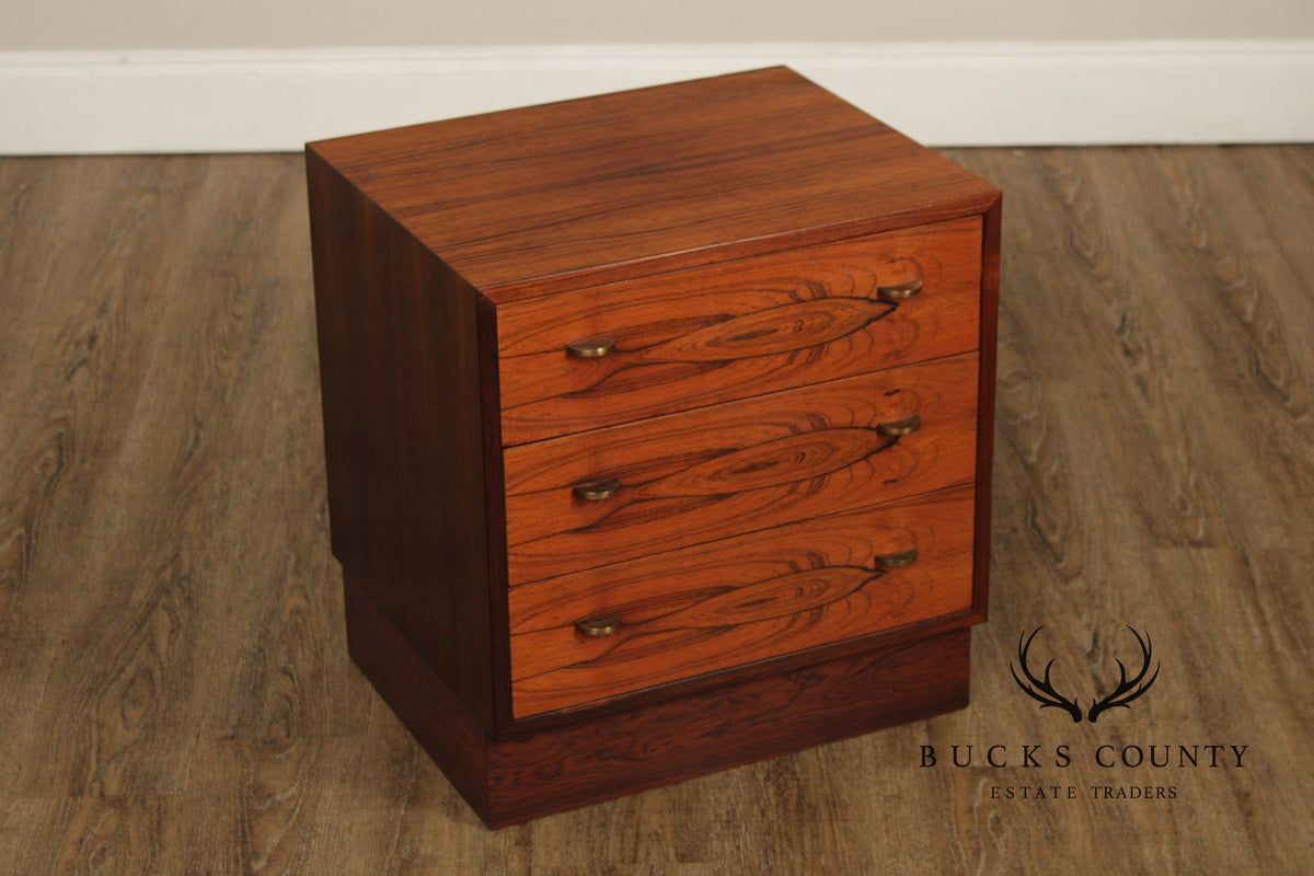 Bruksbo Norwegian Rosewood Three Drawer Accent Chest