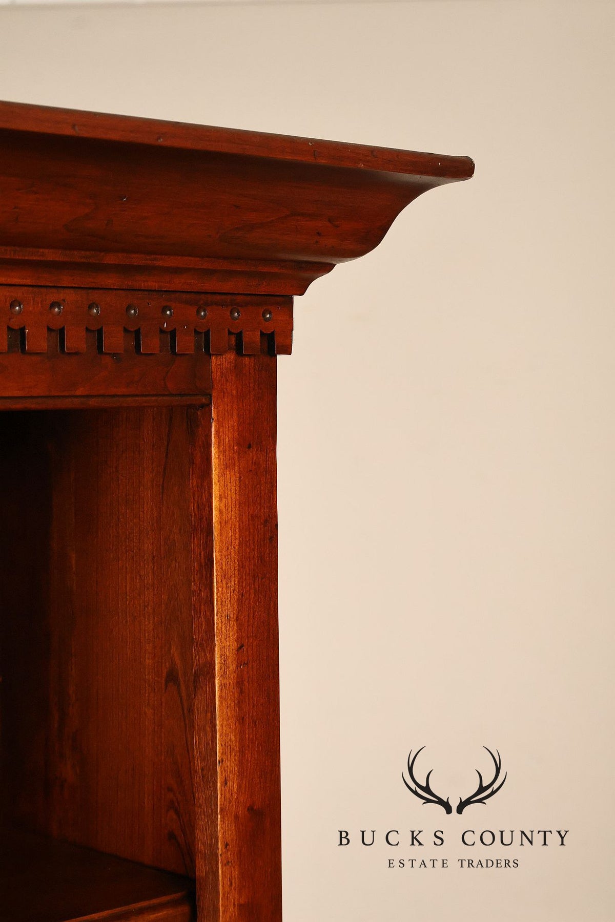 Bob Timberlake For Lexington Cherry Traditional Open Bookcase With Cabinet