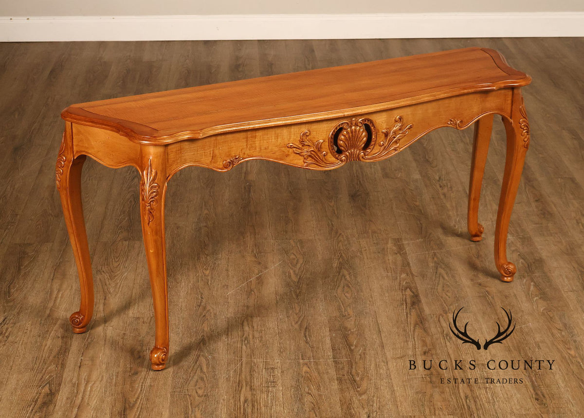 Ethan Allen Legacy Collection French Country Style Narrow Console Table