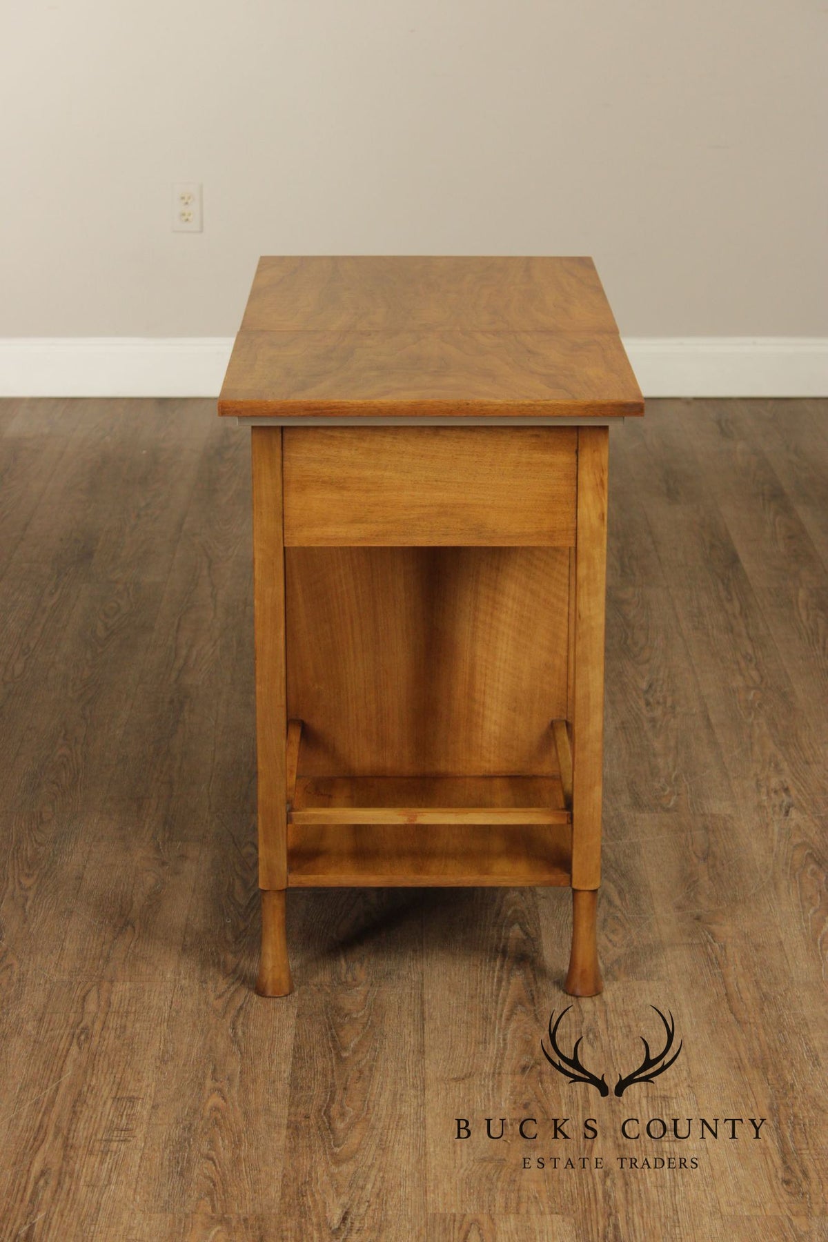 John Widdicomb Mid Century Modern Walnut Bar Cabinet