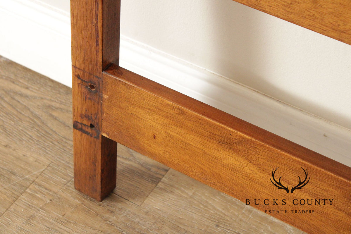 John Stuart Mid Century Modern Walnut Queen Headboard