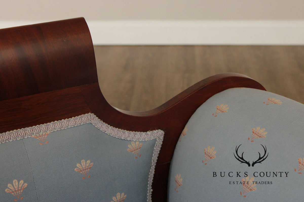 Antique American Empire Mahogany Sofa