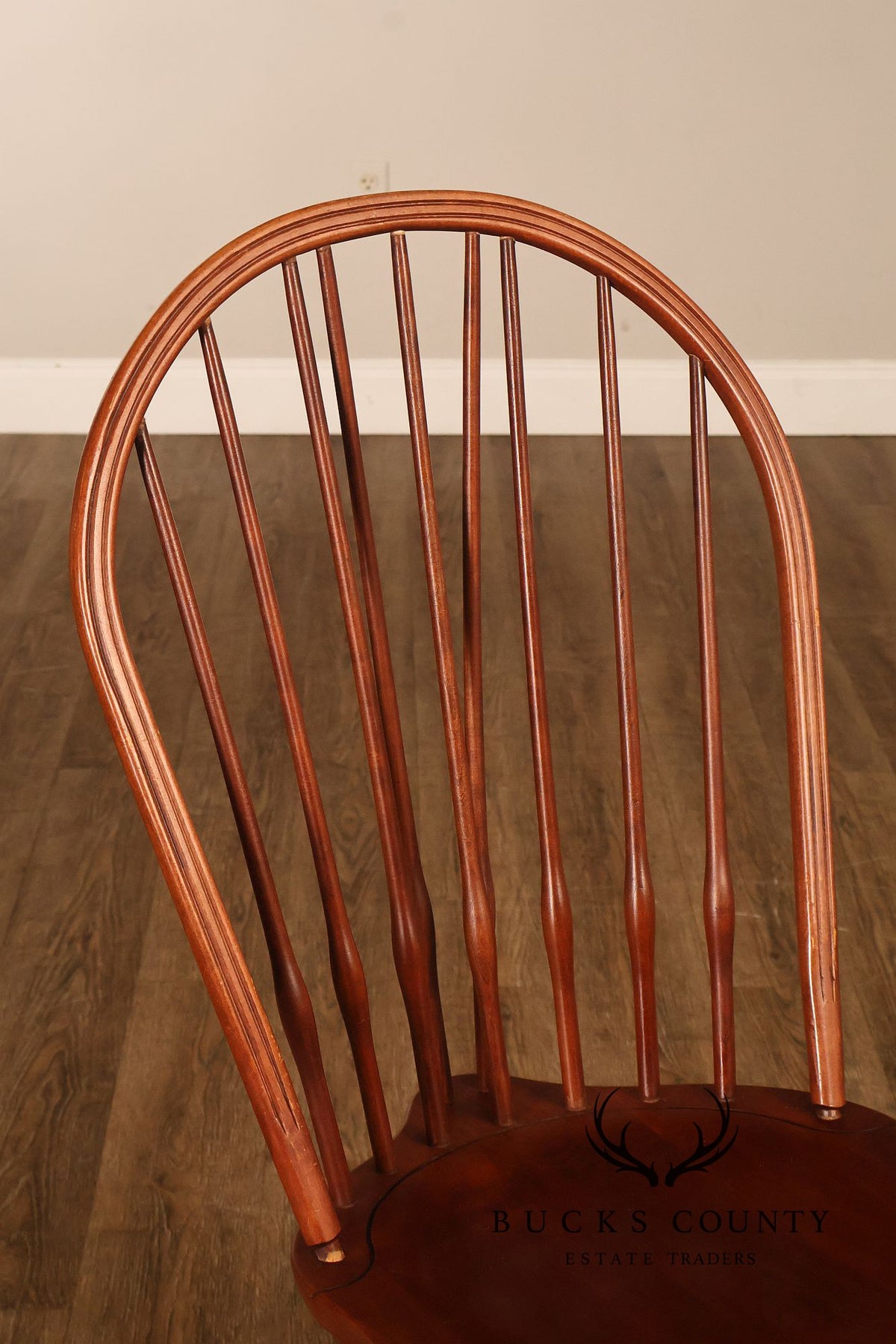 Knob Creek Set Of Three Windsor Fan Back Dining Chairs