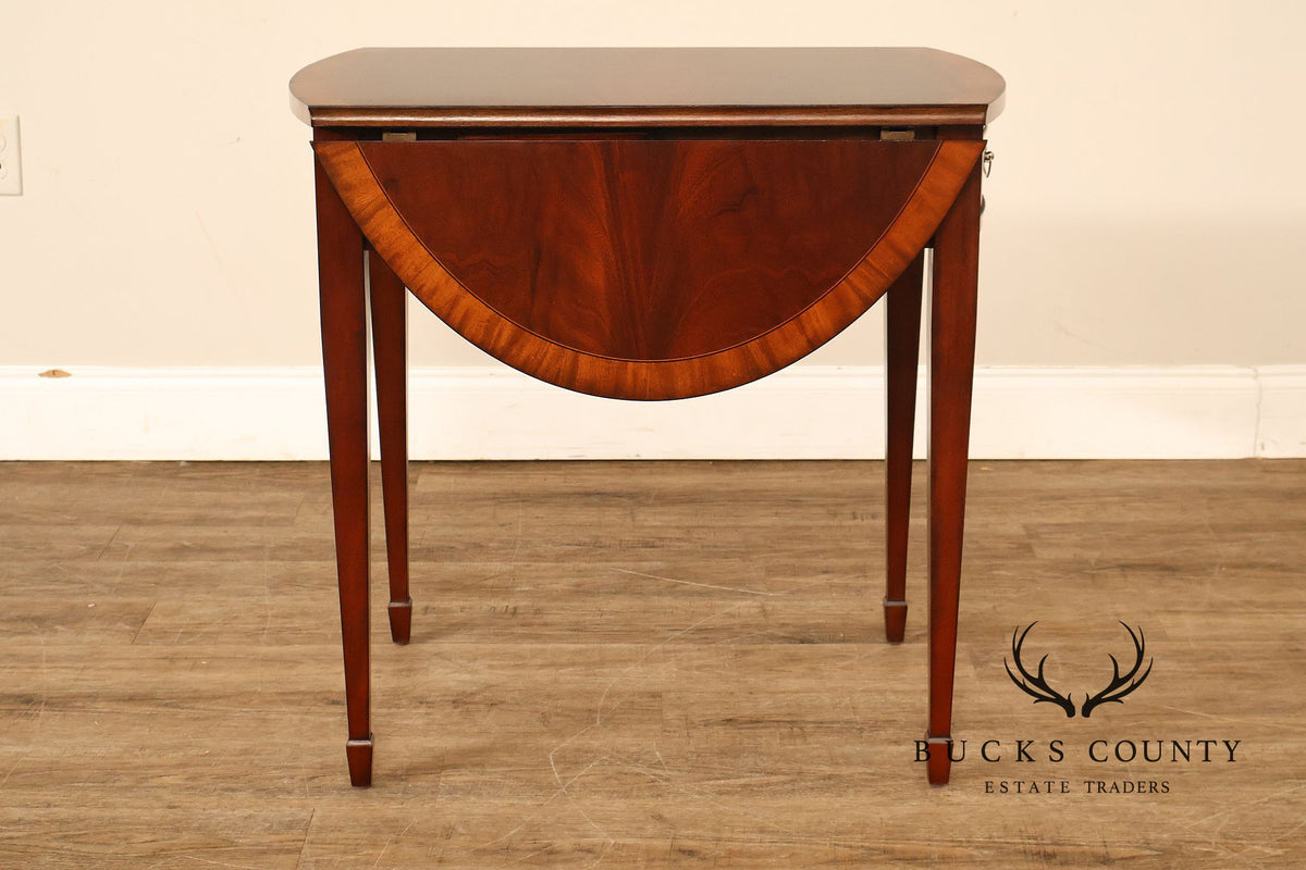 Ethan Allen Federal Style Mahogany Pembroke Table