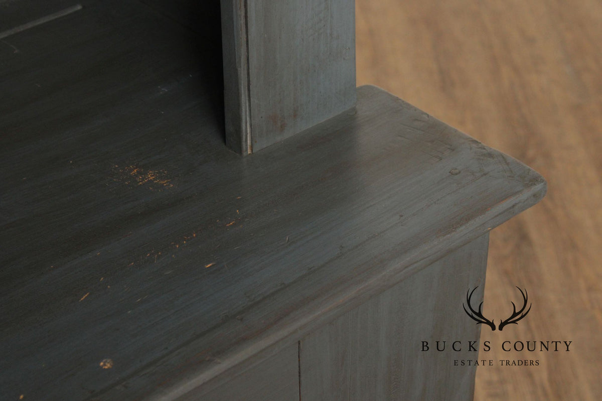 Benchmade Farmhouse Style Painted Hutch