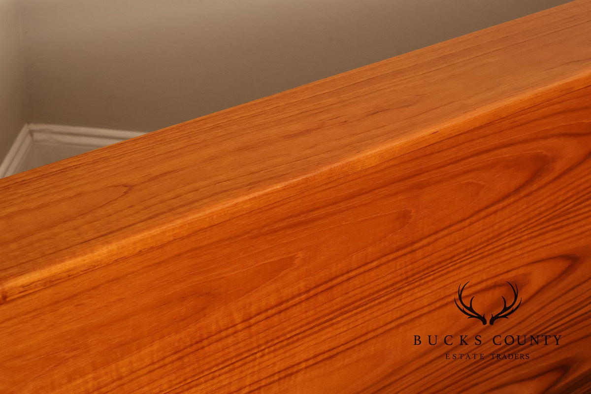 Scan Coll Danish Modern Queen Size Teak Platform Bed