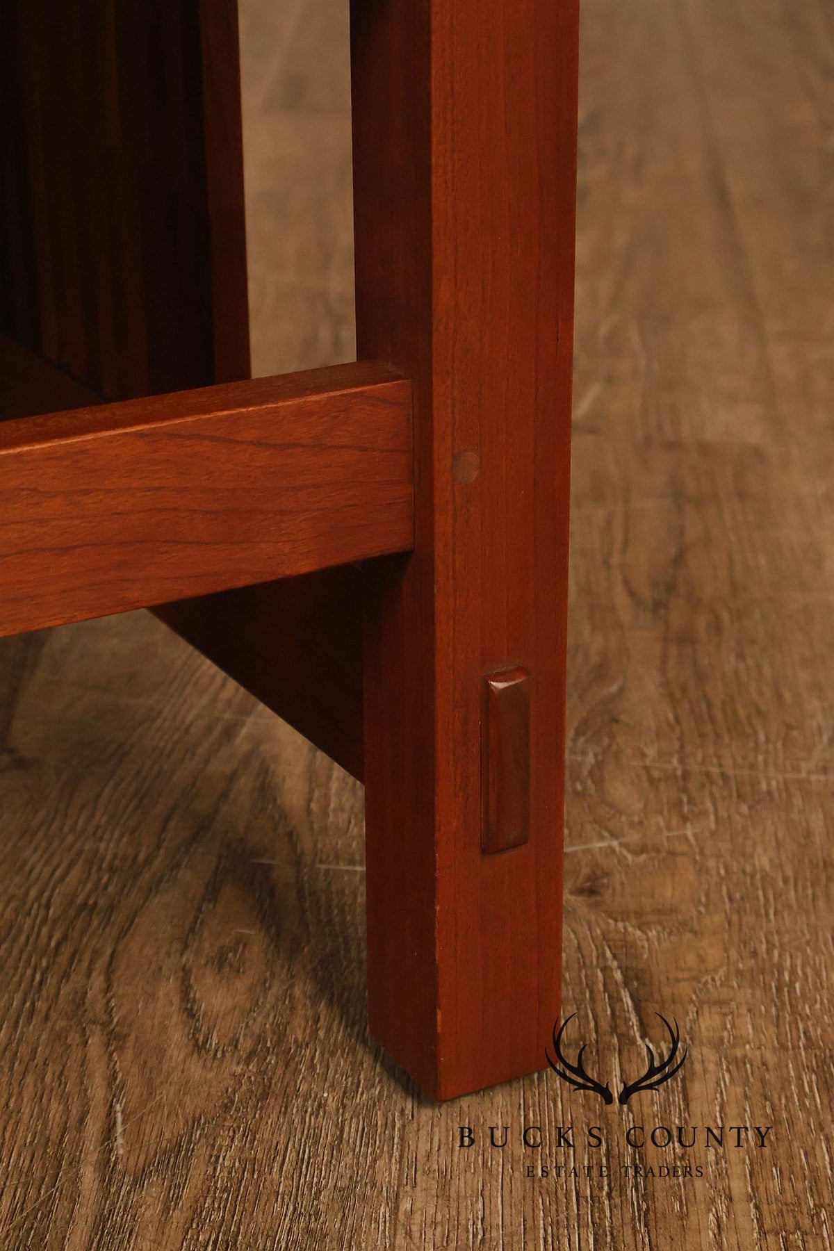 Stickley Mission Collection Cherry Spindle Armchair