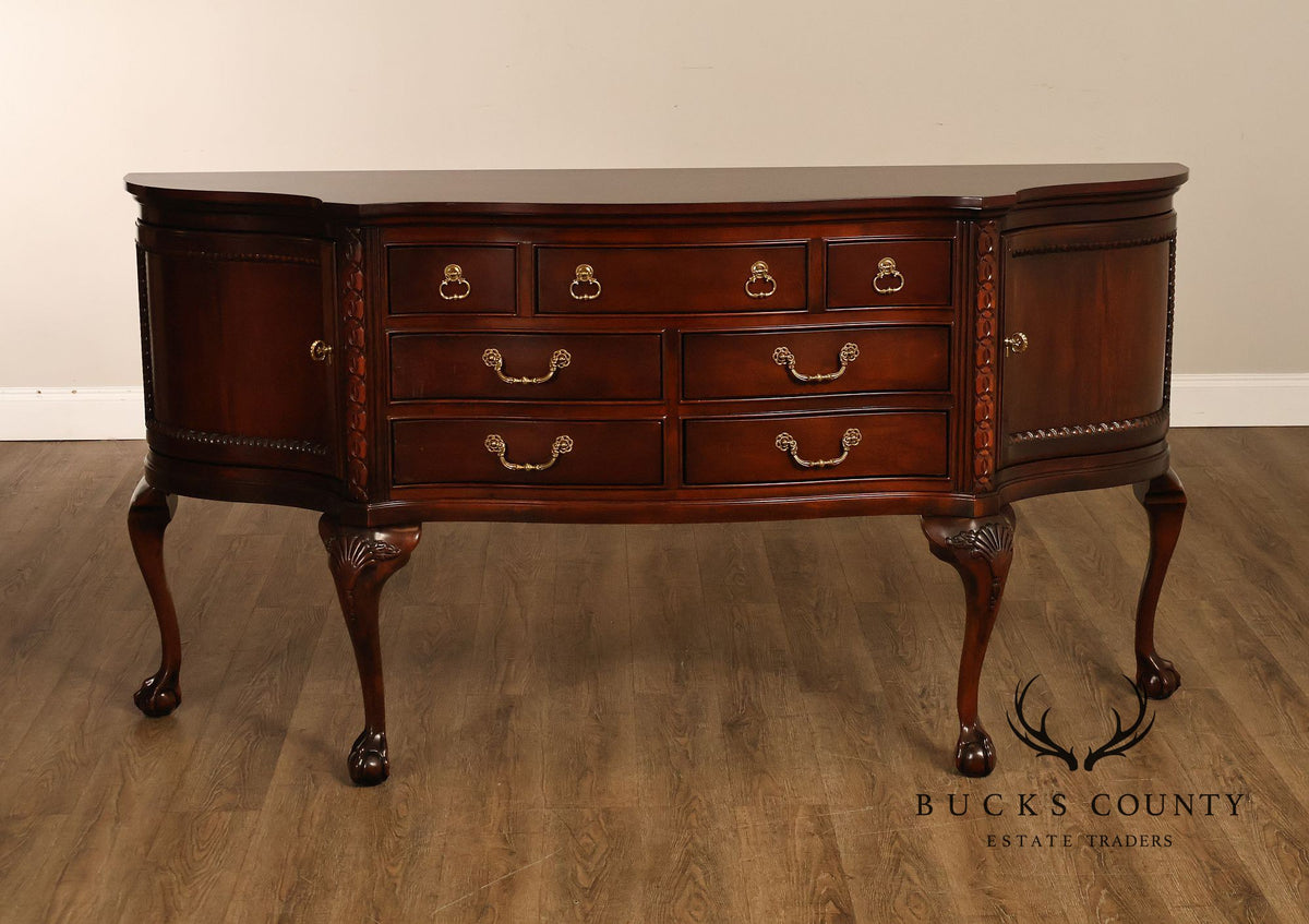 Century Furniture Mahogany Chippendale Style Sideboard Buffet