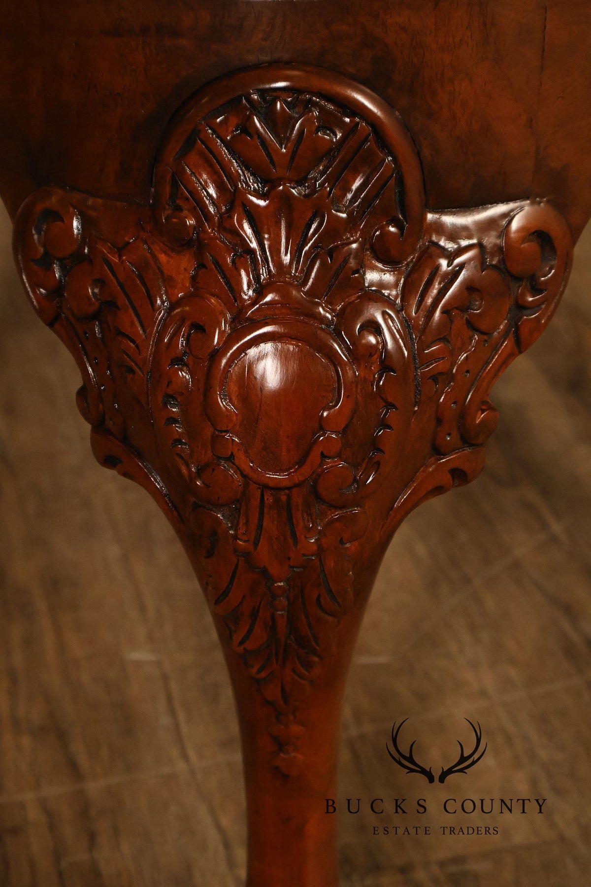 Baker Furniture 'Stately Homes' Set of Ten Walnut Dining Chairs