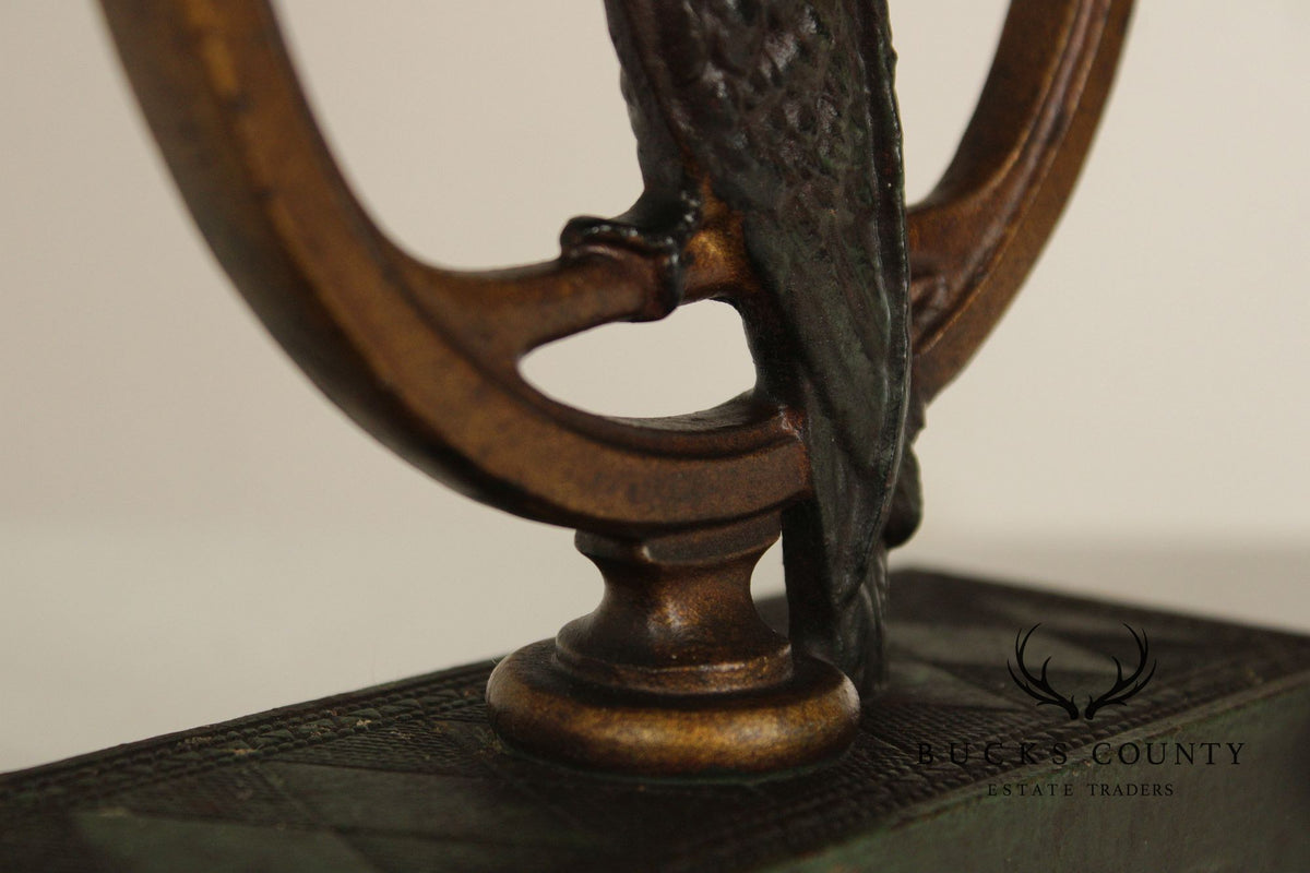 Bradley & Hubbard Art Deco Cast Iron Door Stop