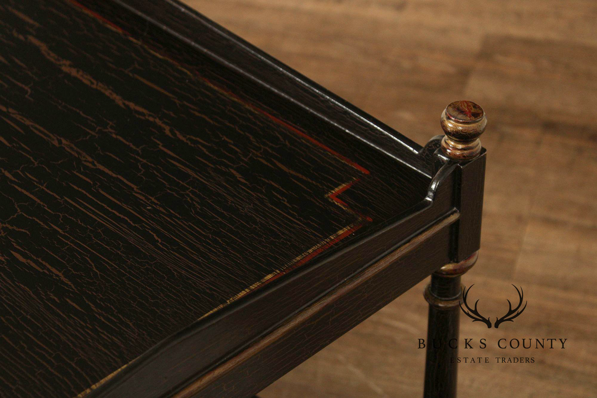 Regency Style Distressed Painted Coffee Table