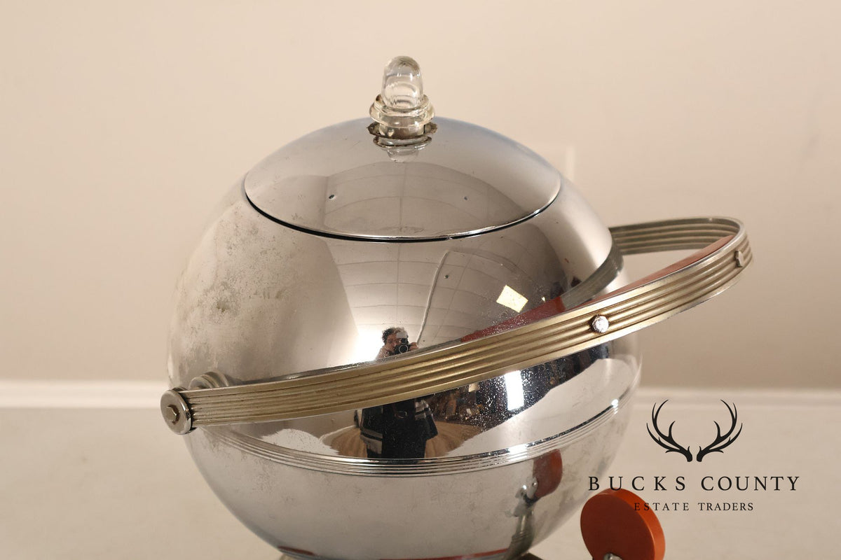 Manning-Bowman Chrome and Bakelite Coffee Percolator