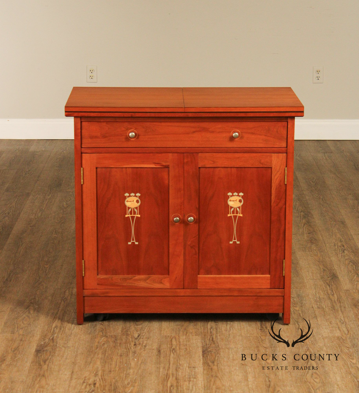 Stickley Harvey Ellis Collection Inlaid Cherry Server