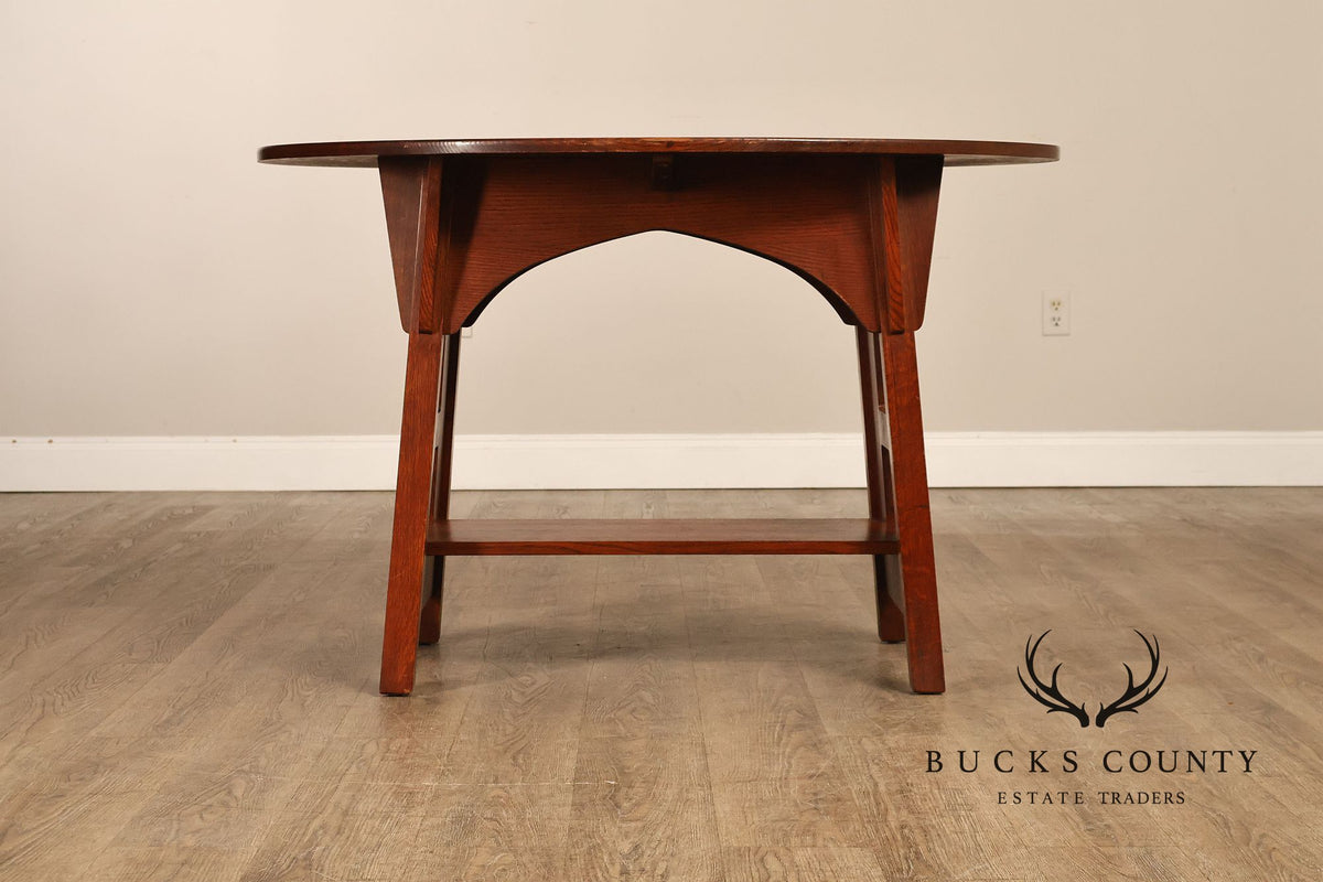 Stickley Mission Collection Oak Limbert Library Table