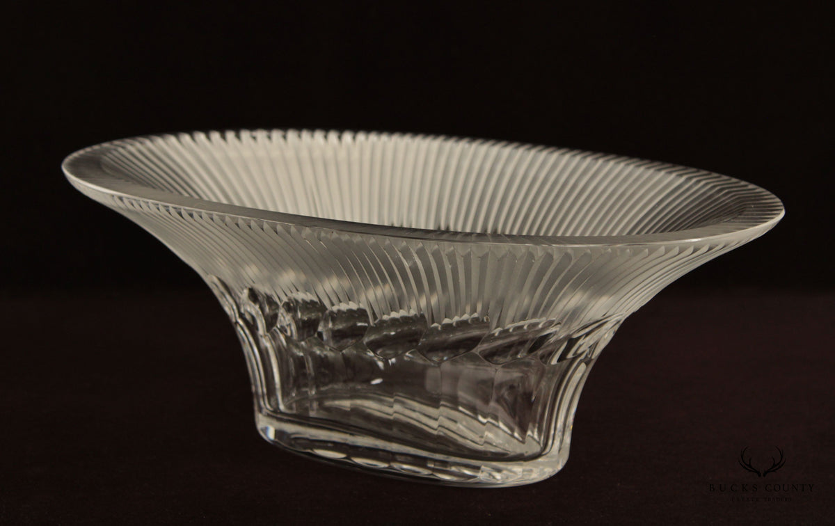 Ceska Czech Cut Glass or Crystal Bowl