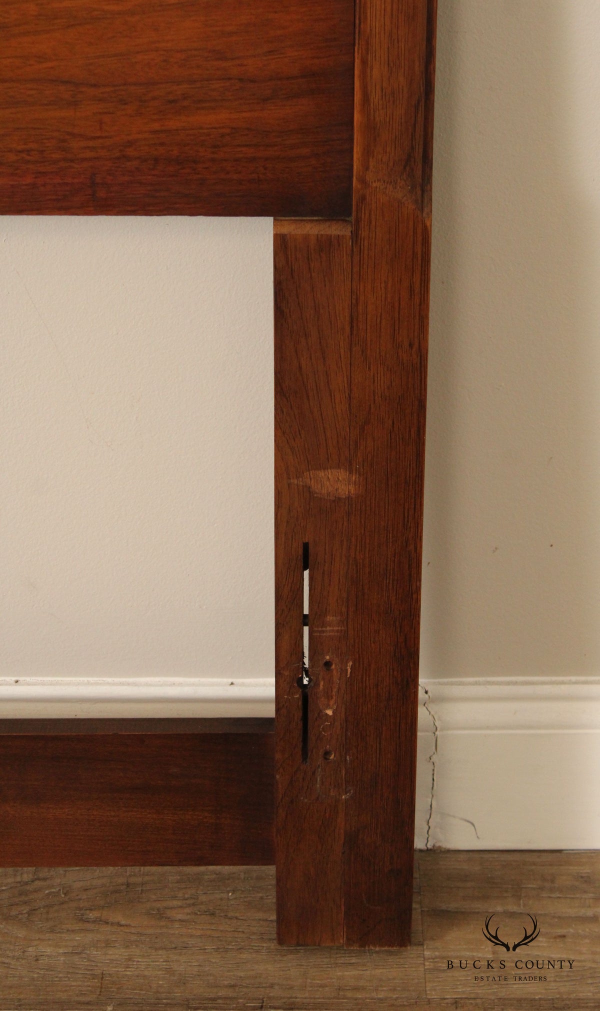 Mid Century Modern Walnut Queen Headboard