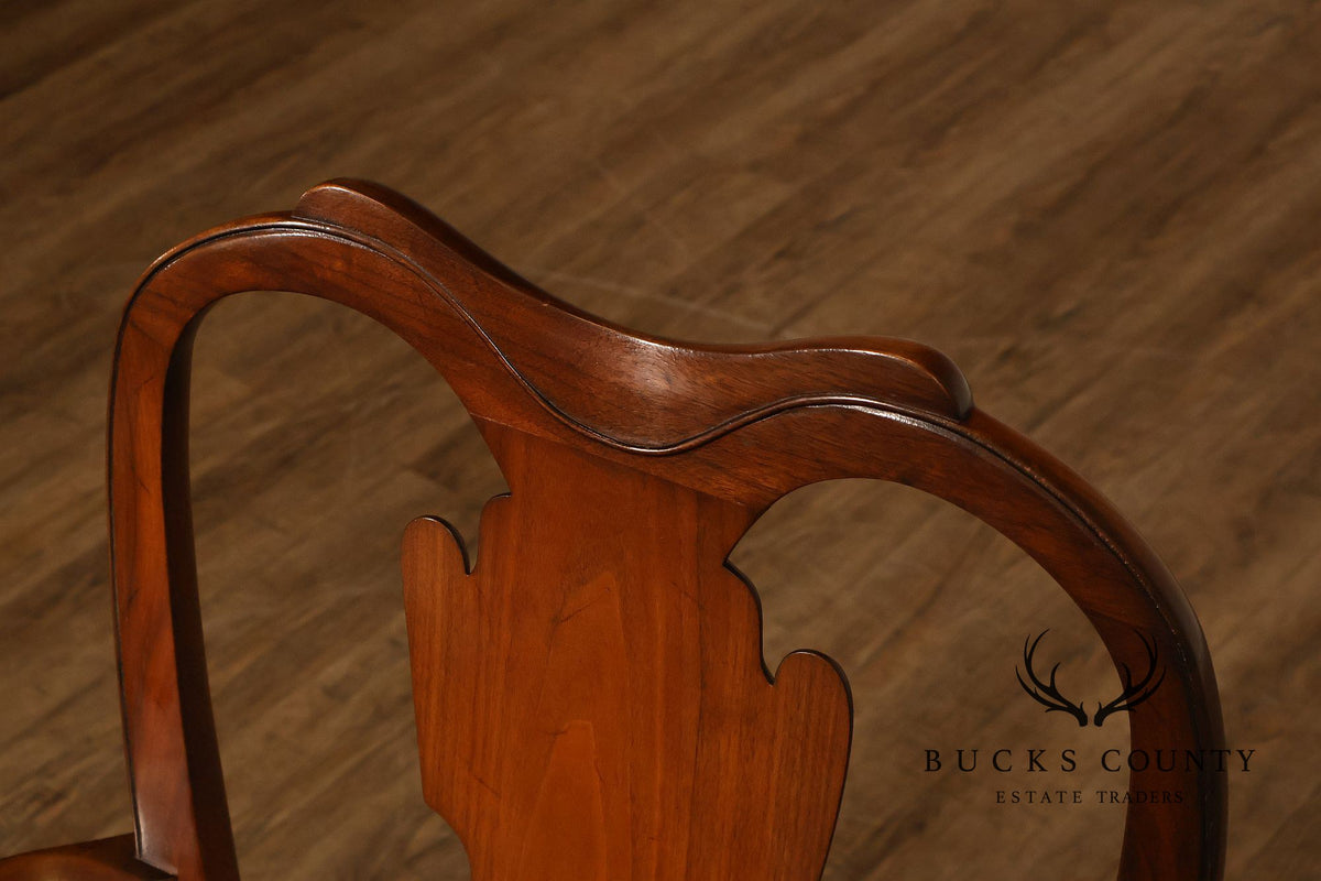 Saybolt Cleland Queen Anne Style Vintage Walnut Armchair