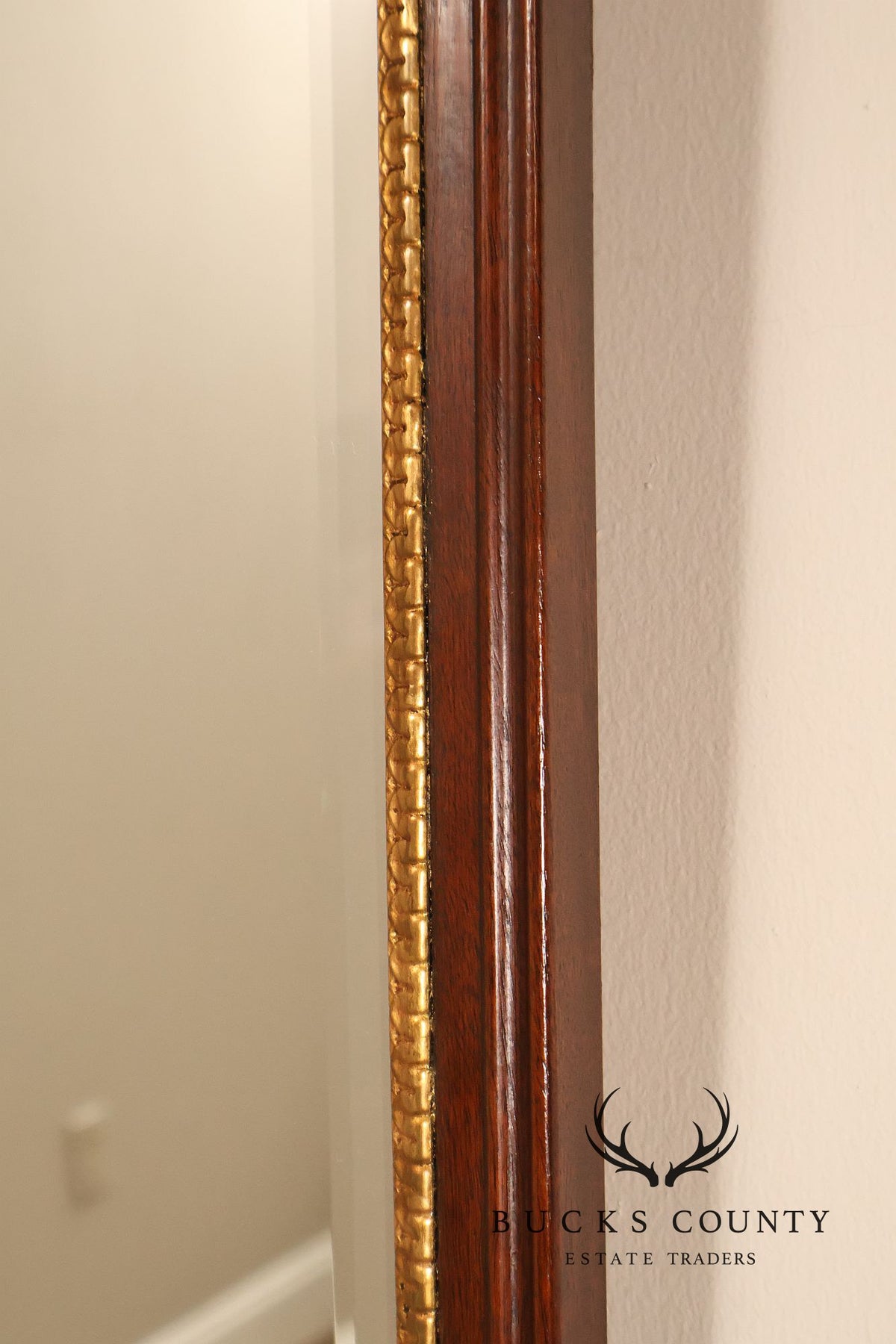 Henkel Harris Chippendale Style Mahogany Wall Mirror