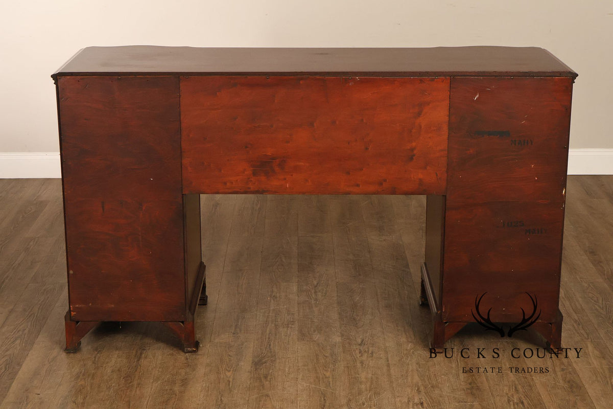 Chippendale Serpentine Mahogany Sideboard Server