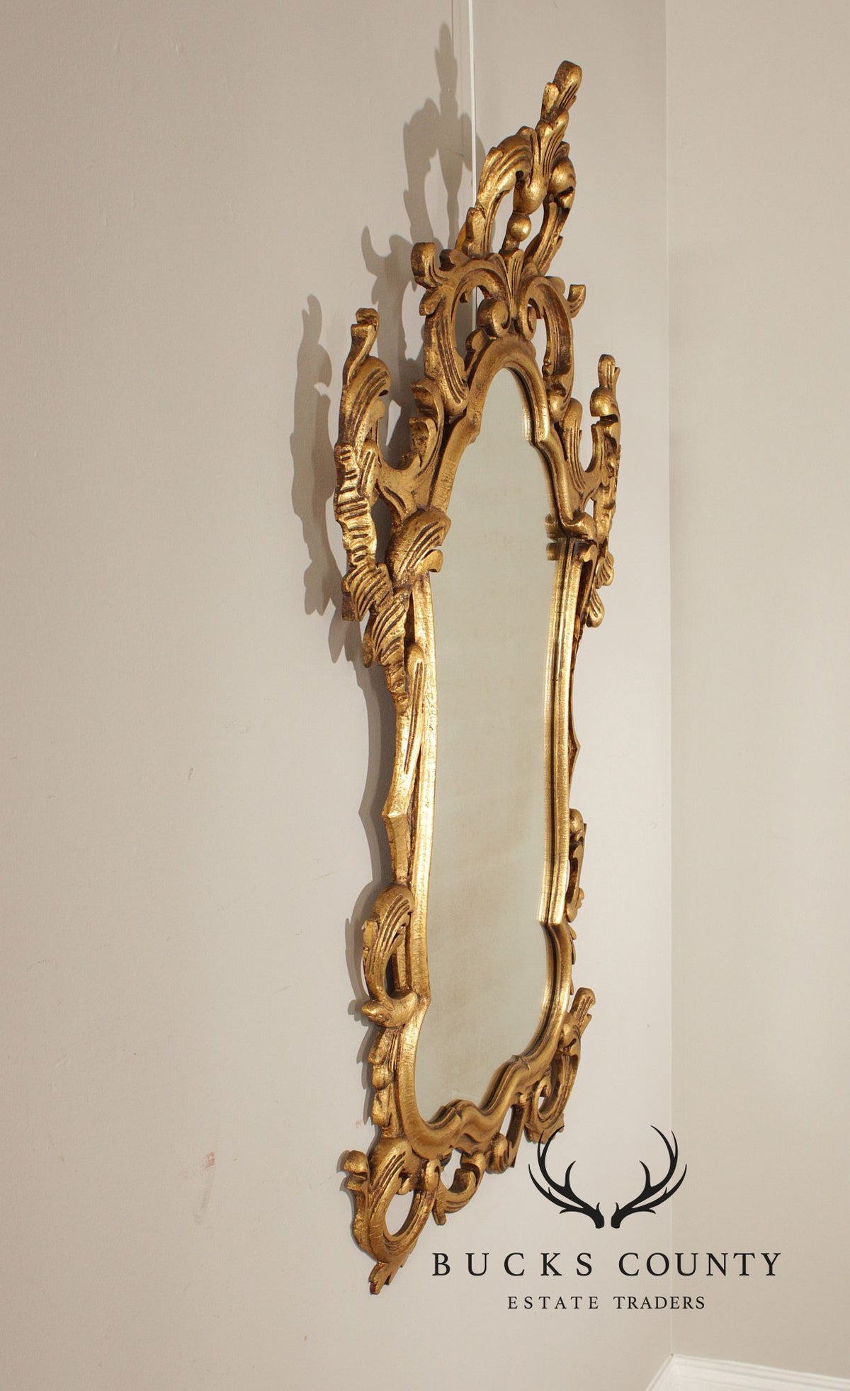 Francisco Hurtado Rococo Style Giltwood Wall Mirror