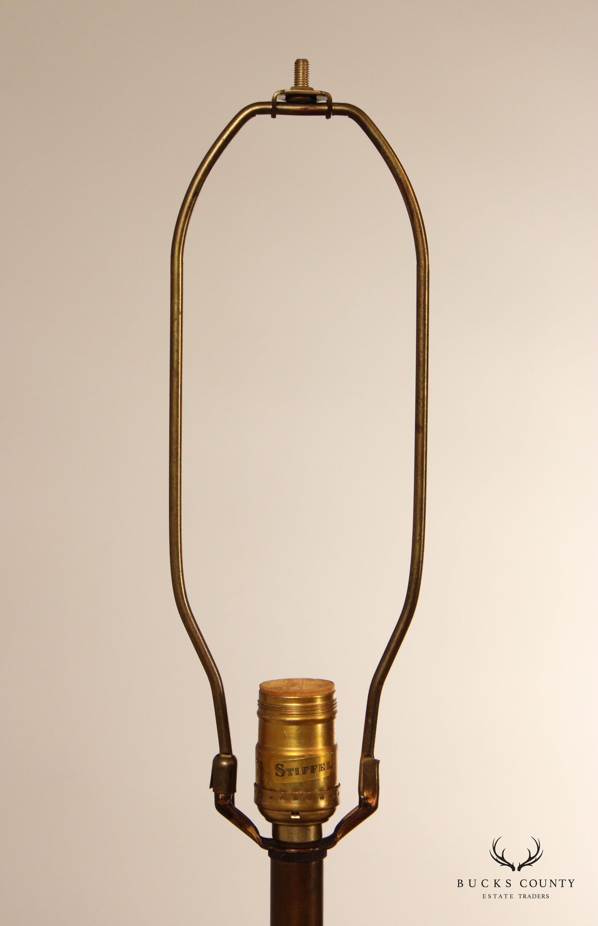 Stiffel Vintage Traditional Brass Urn Form Table Lamp