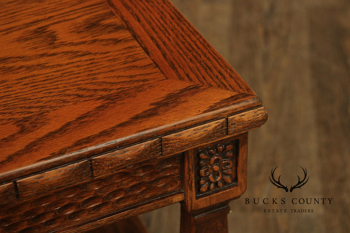 Romweber Viking Oak Two-Tier End Table