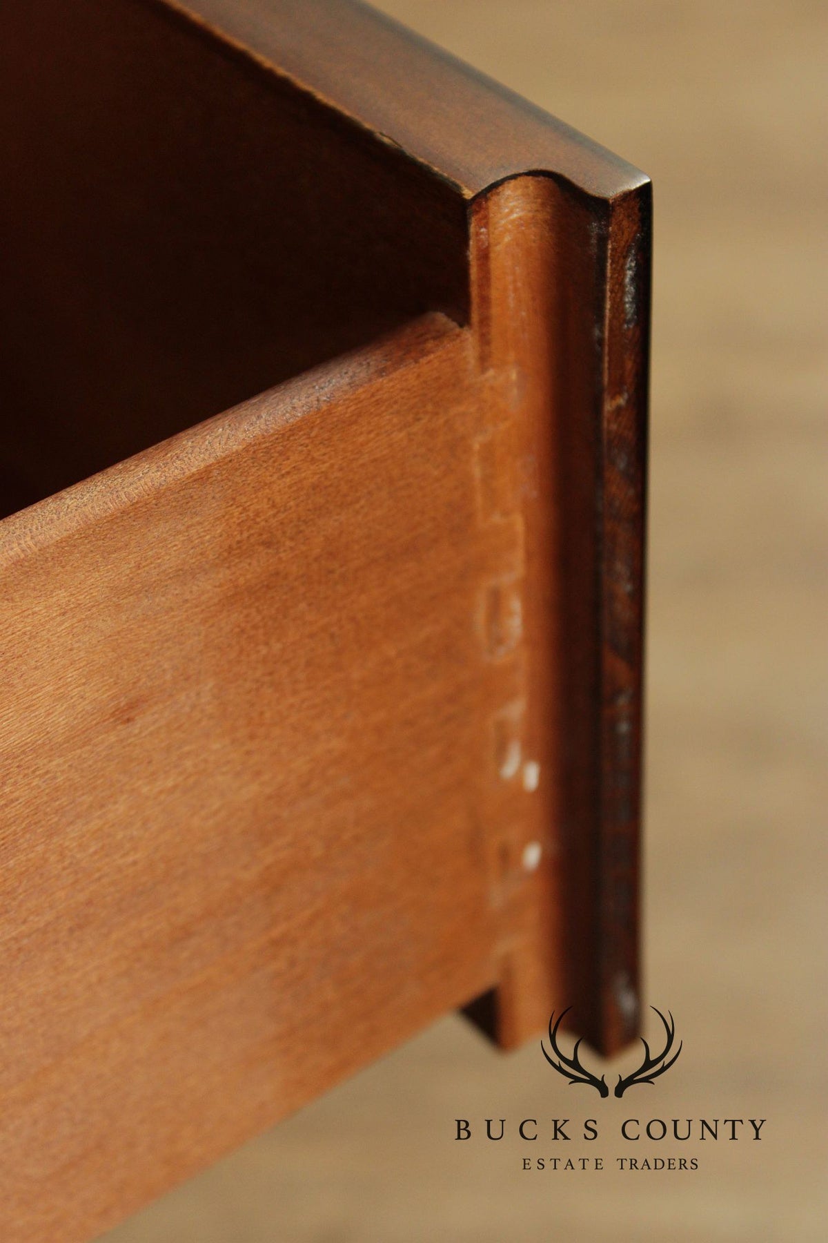 Henredon Campaign Style Seven-Drawer Dresser