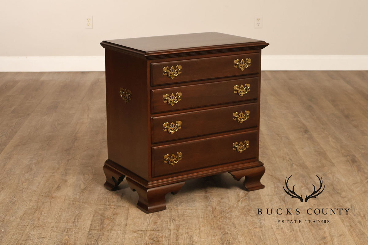 Ethan Allen Georgian Court Cherry Bedside Chest of Drawers