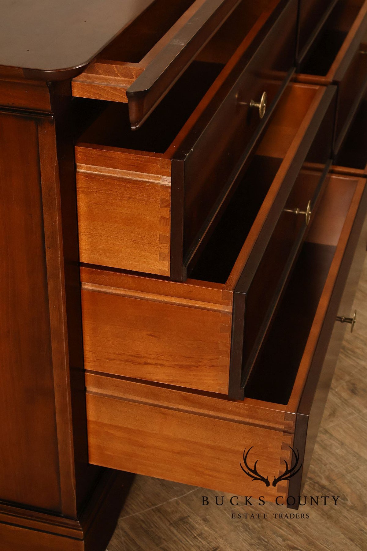 Grange French Louis Philippe Style Cherry Double Dresser