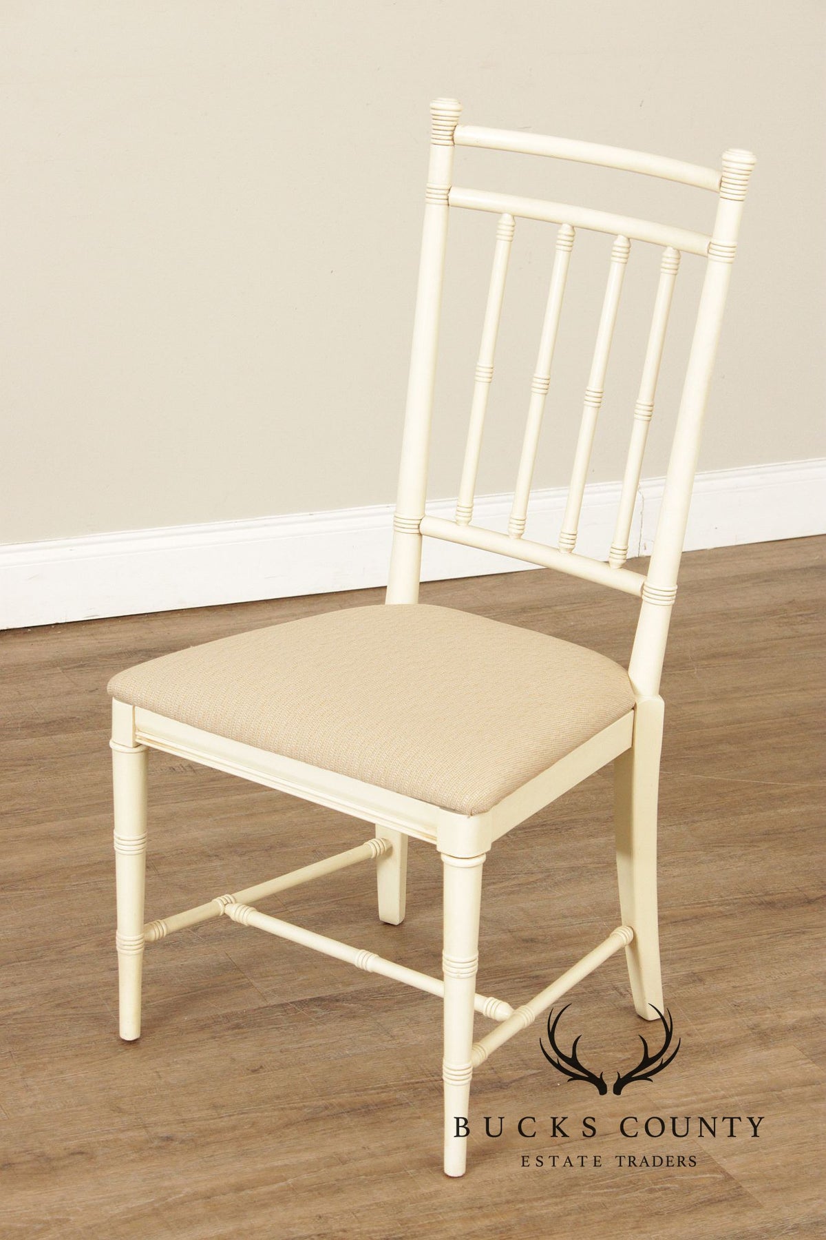Drexel Heritage Vintage Faux Bamboo Side Chair