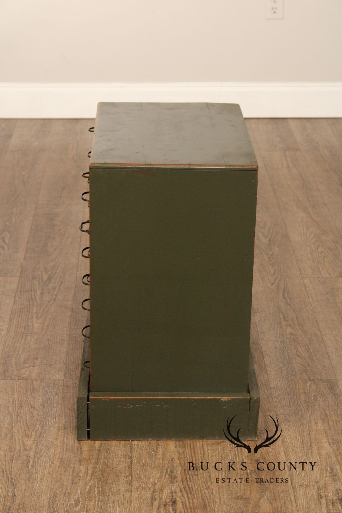 Antique Country Store Compression Spring Cabinet