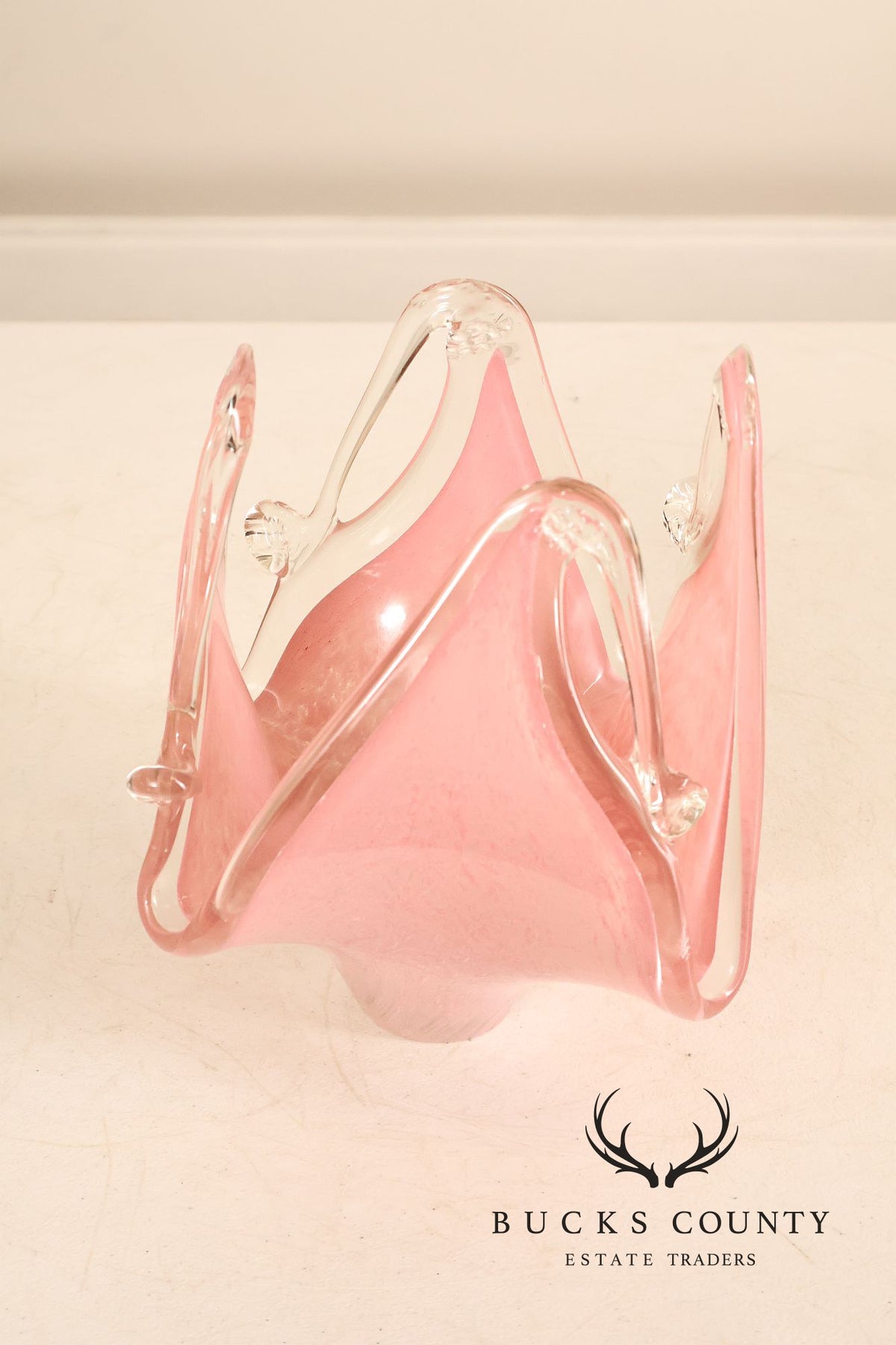 Murano Hand-Blown Decorative Vase