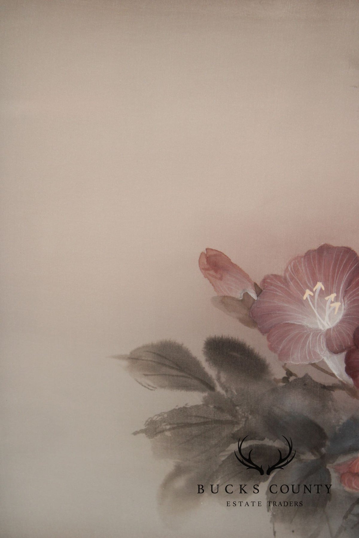 Lena Liu Chinese Pair of Bird and Flower Paintings on Silk