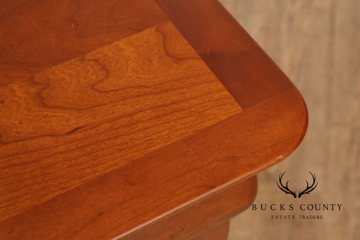 French  Louis Philippe Style Pair Of Cherry Nightstands