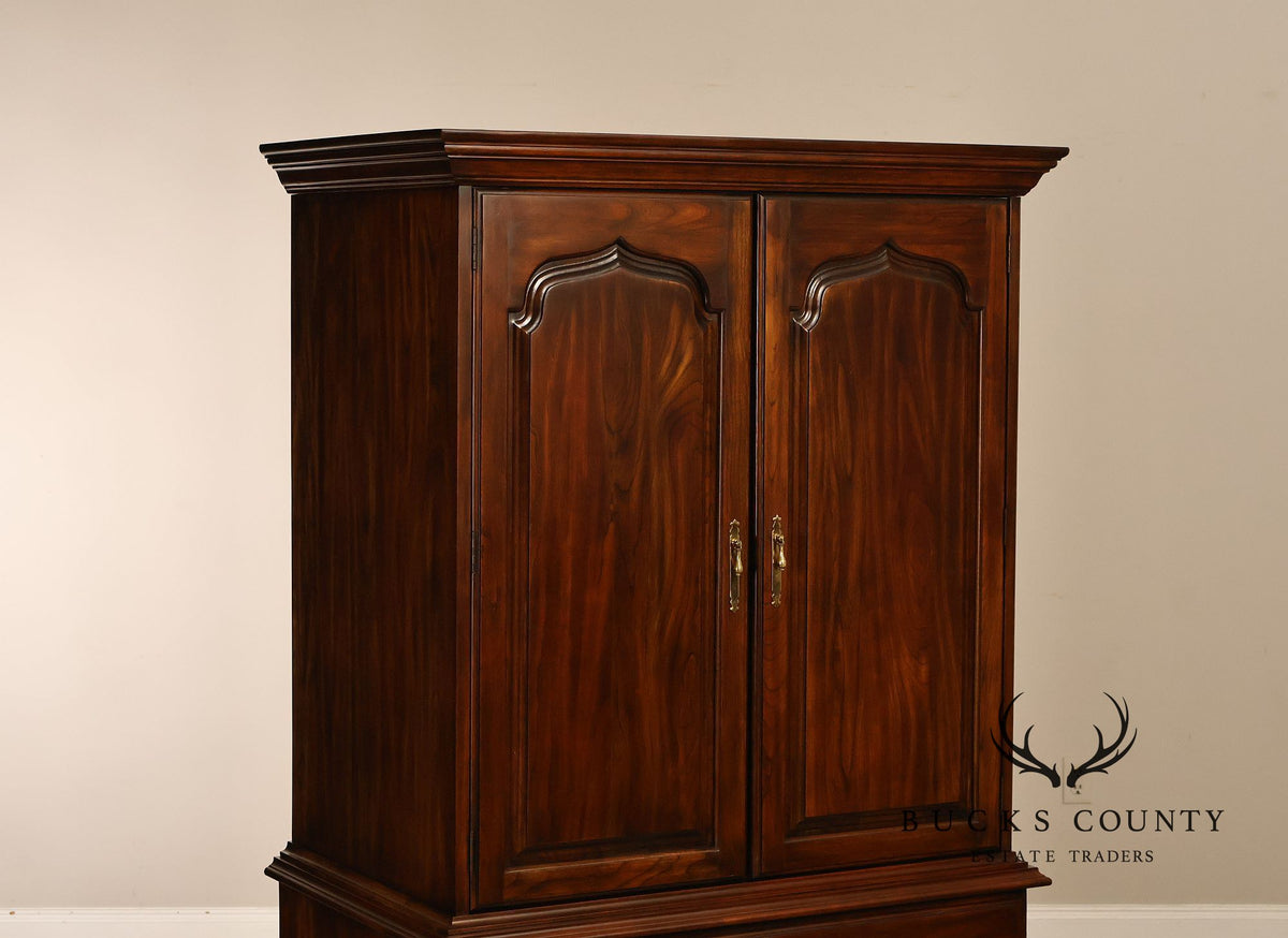 Harden Chippendale Style Cherry Armoire