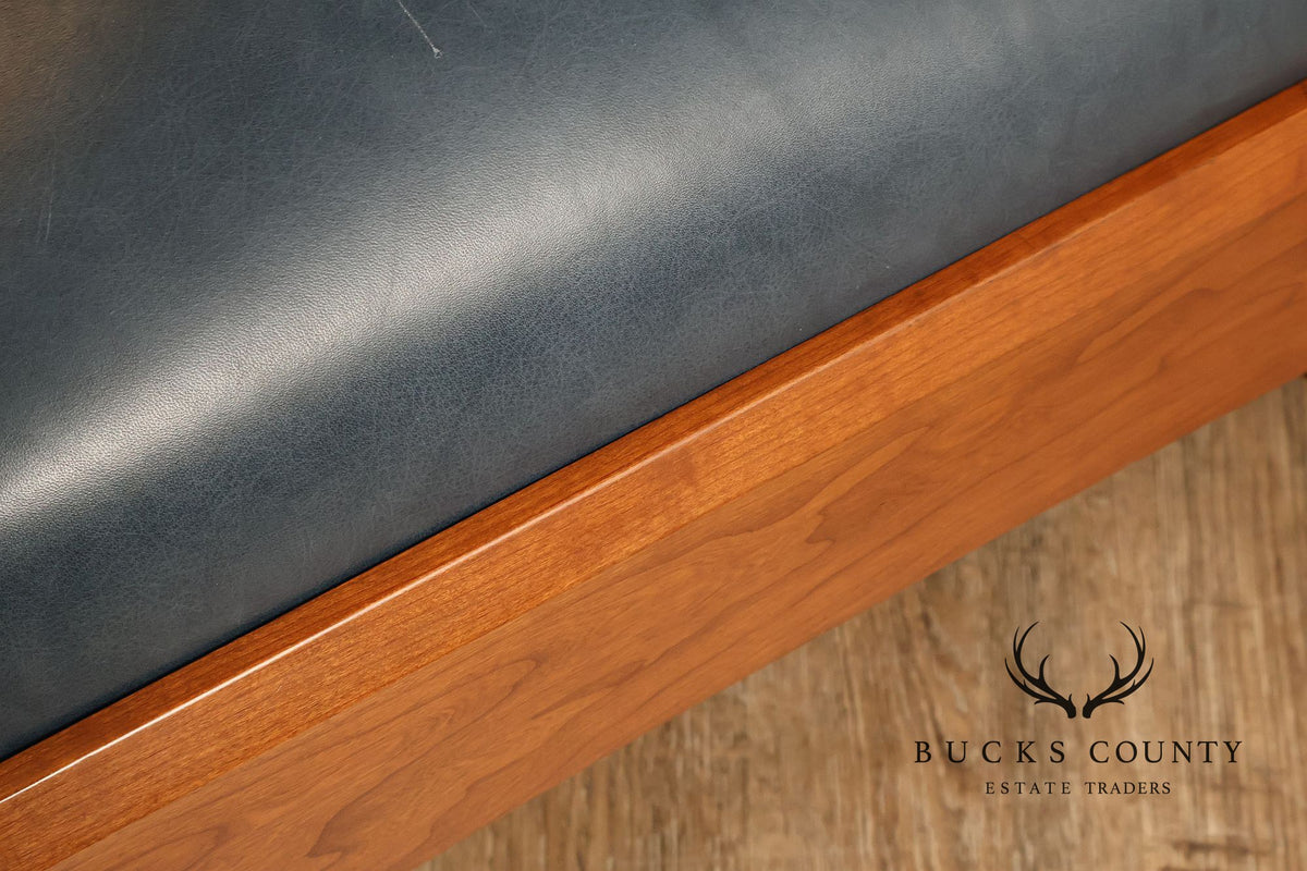 Stickley Mission Collection Cherry and Leather Rocker