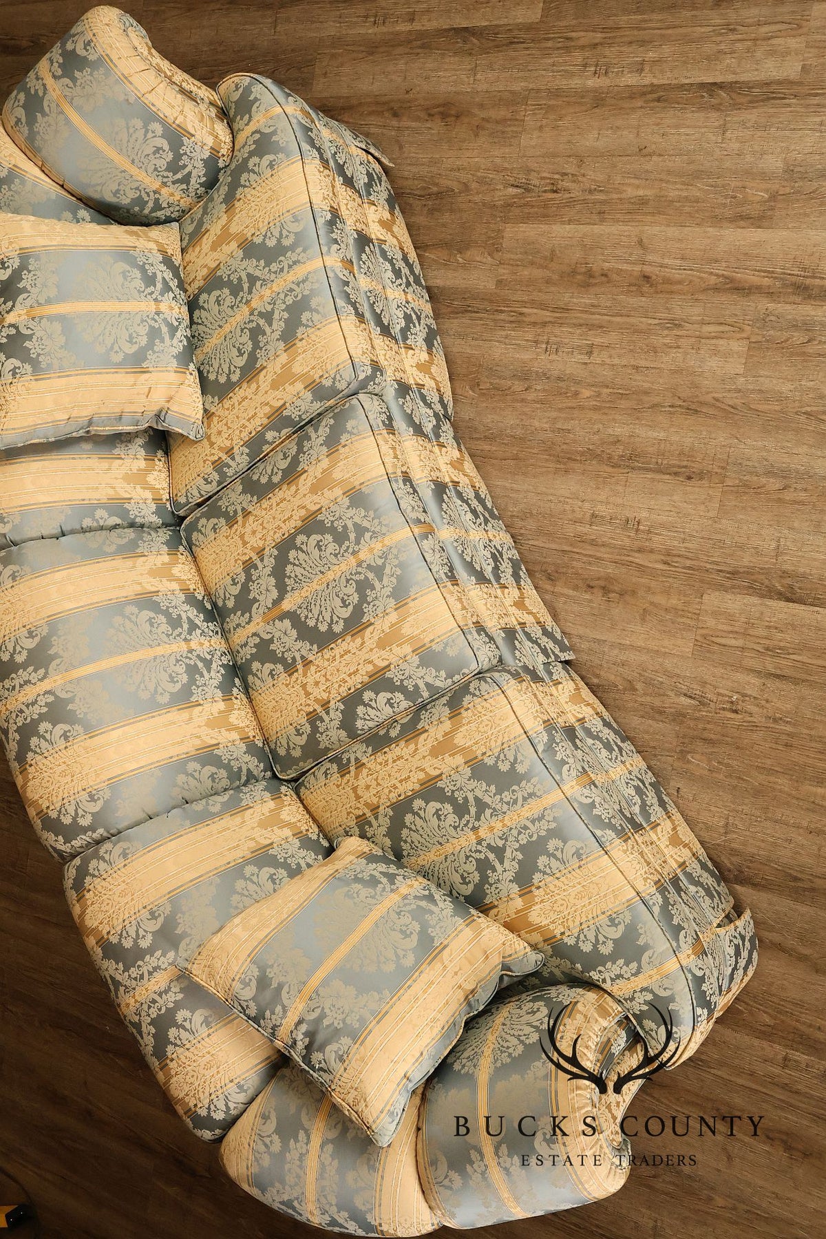 Kindel Custom Upholstered Channel Back Sofa