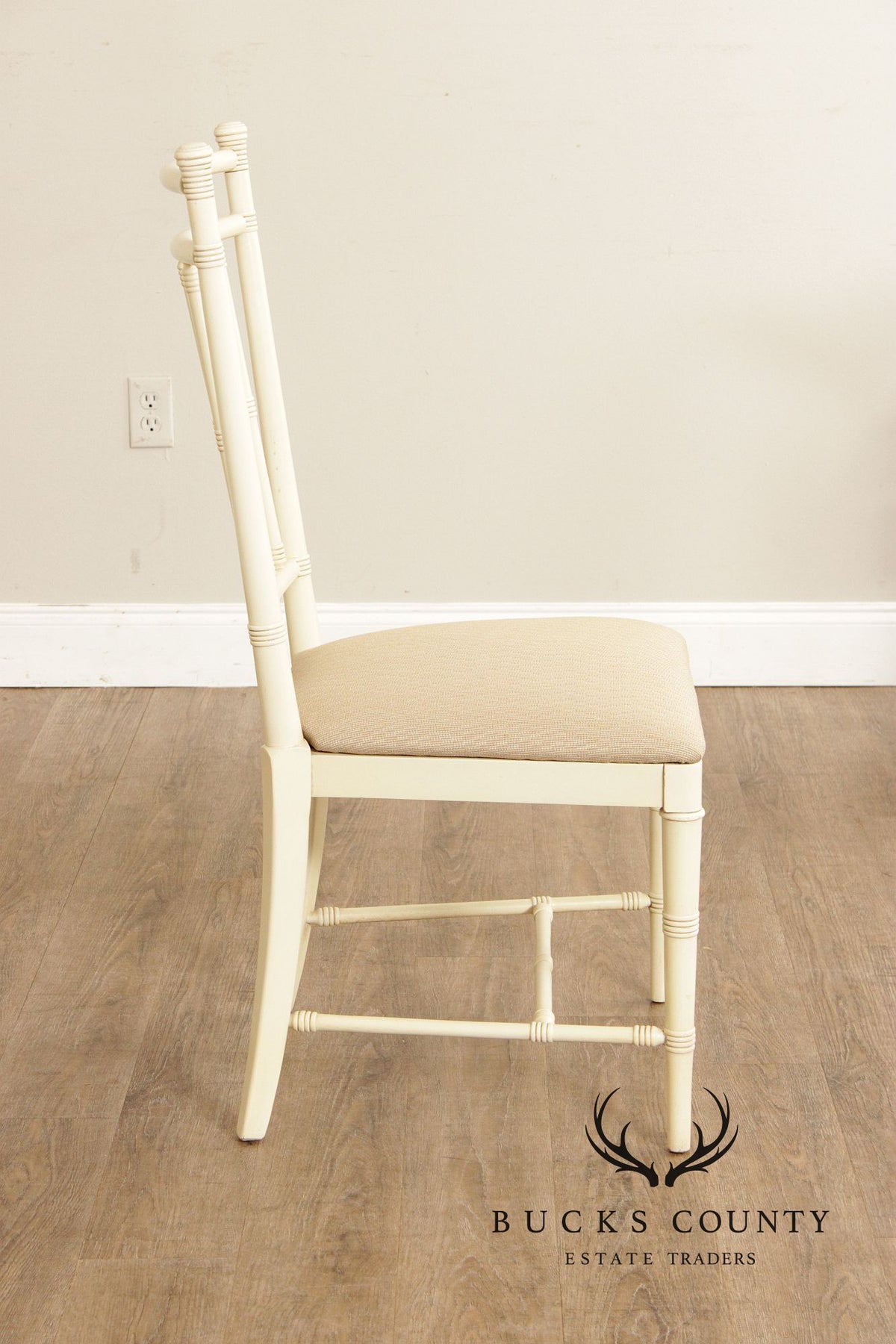 Drexel Heritage Vintage Faux Bamboo Side Chair