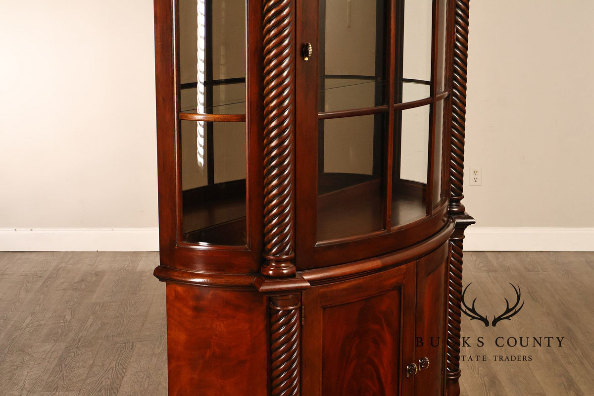 Henredon Regency Style Mahogany China Cabinet